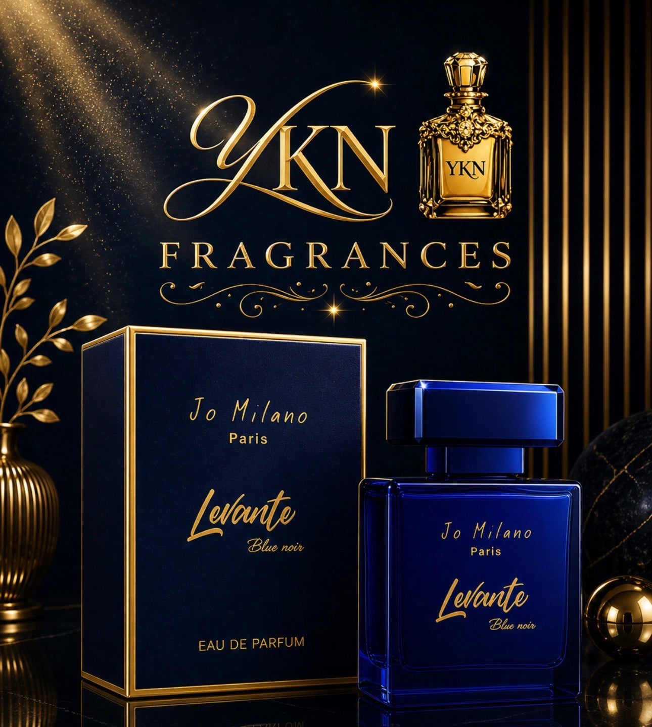 Levante Blue noir by Jo Milano