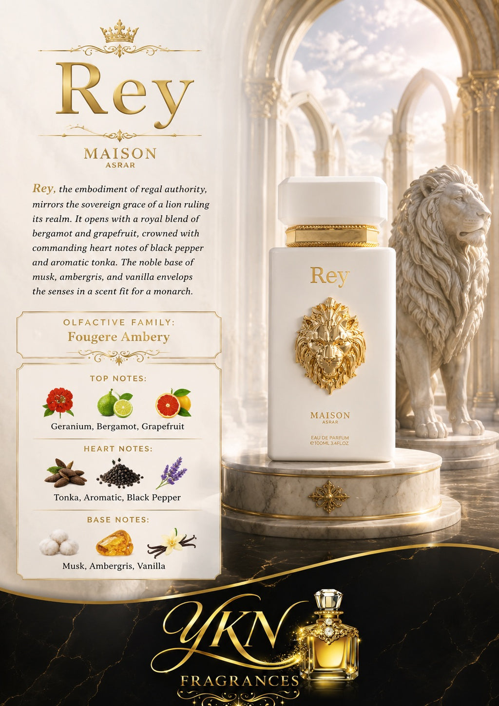 Rey EAU de Parfum 100 ml by Maison asrar