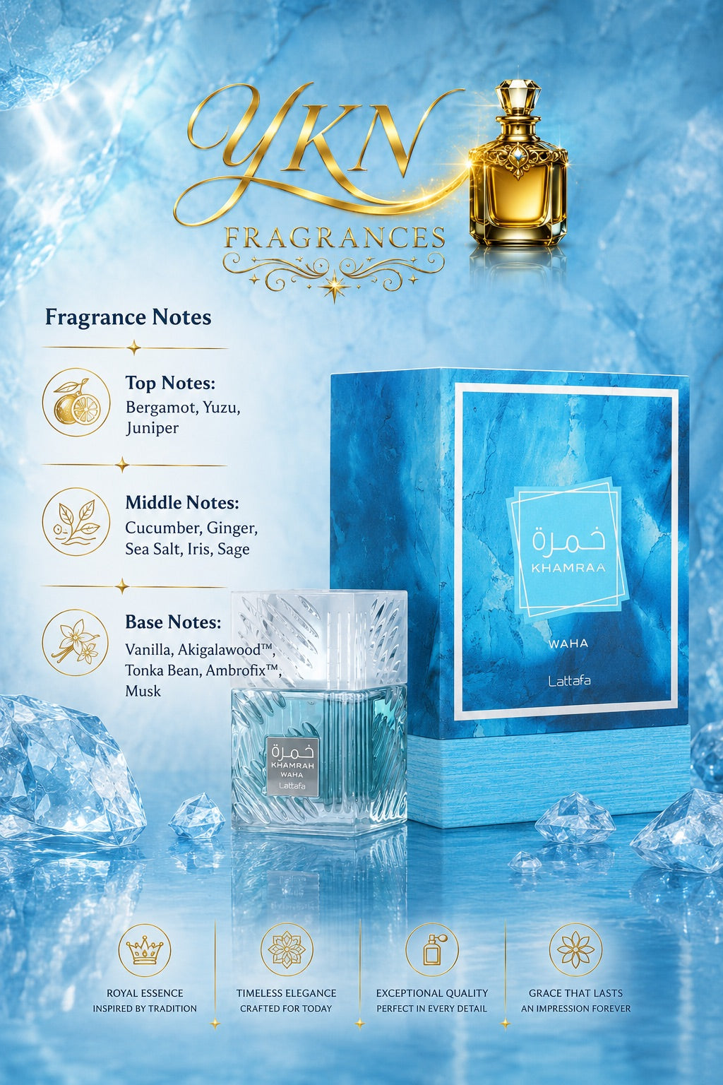 Khamrah Waha  unisex -100 ml by Lattafa