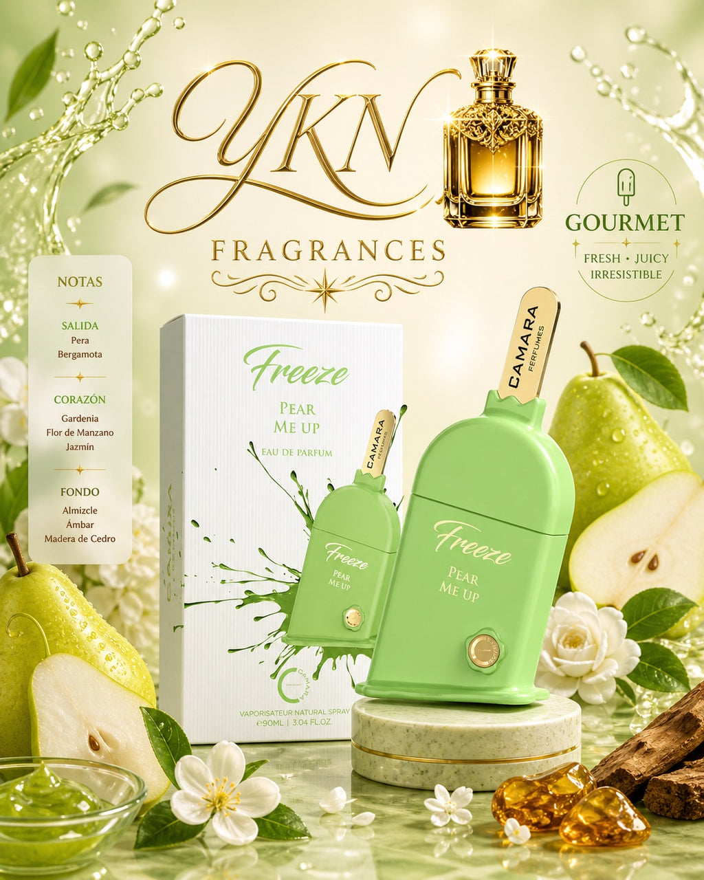 Freeze  Pear ME UP  90 ml by Camara description