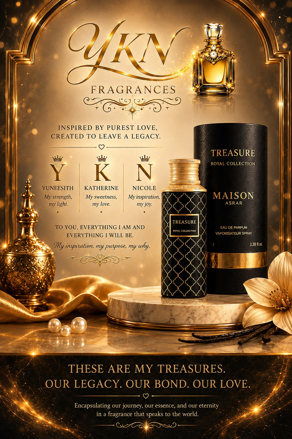 Treasure  unisex royal Collection -100 ml  by Maison Asrar