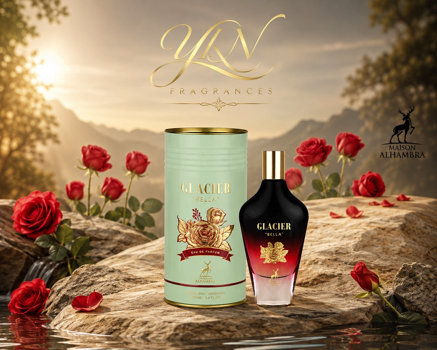 GLACIER  BELLA WOMEN EDP -100 ml MAISON AL HAMBRA