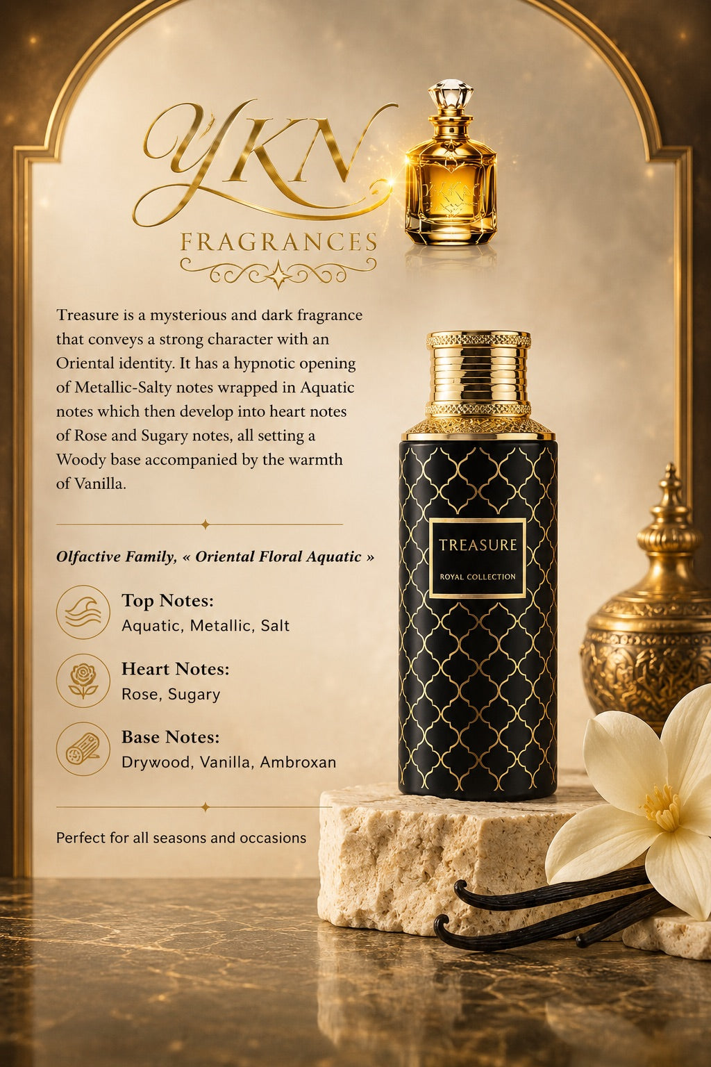 Treasure  unisex royal Collection -100 ml  by Maison Asrar
