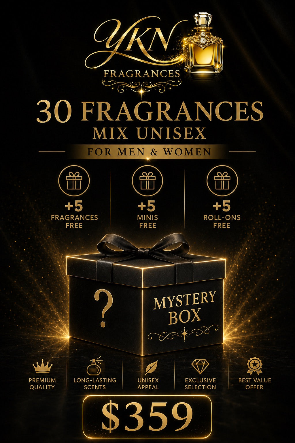 30 Fragrances  Mix UNISEX ( Mystery box)
