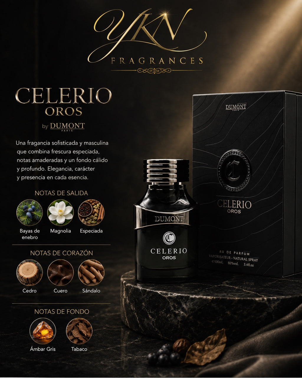 CELRRIO OROS -100 ml eua de parfum by dumont paris