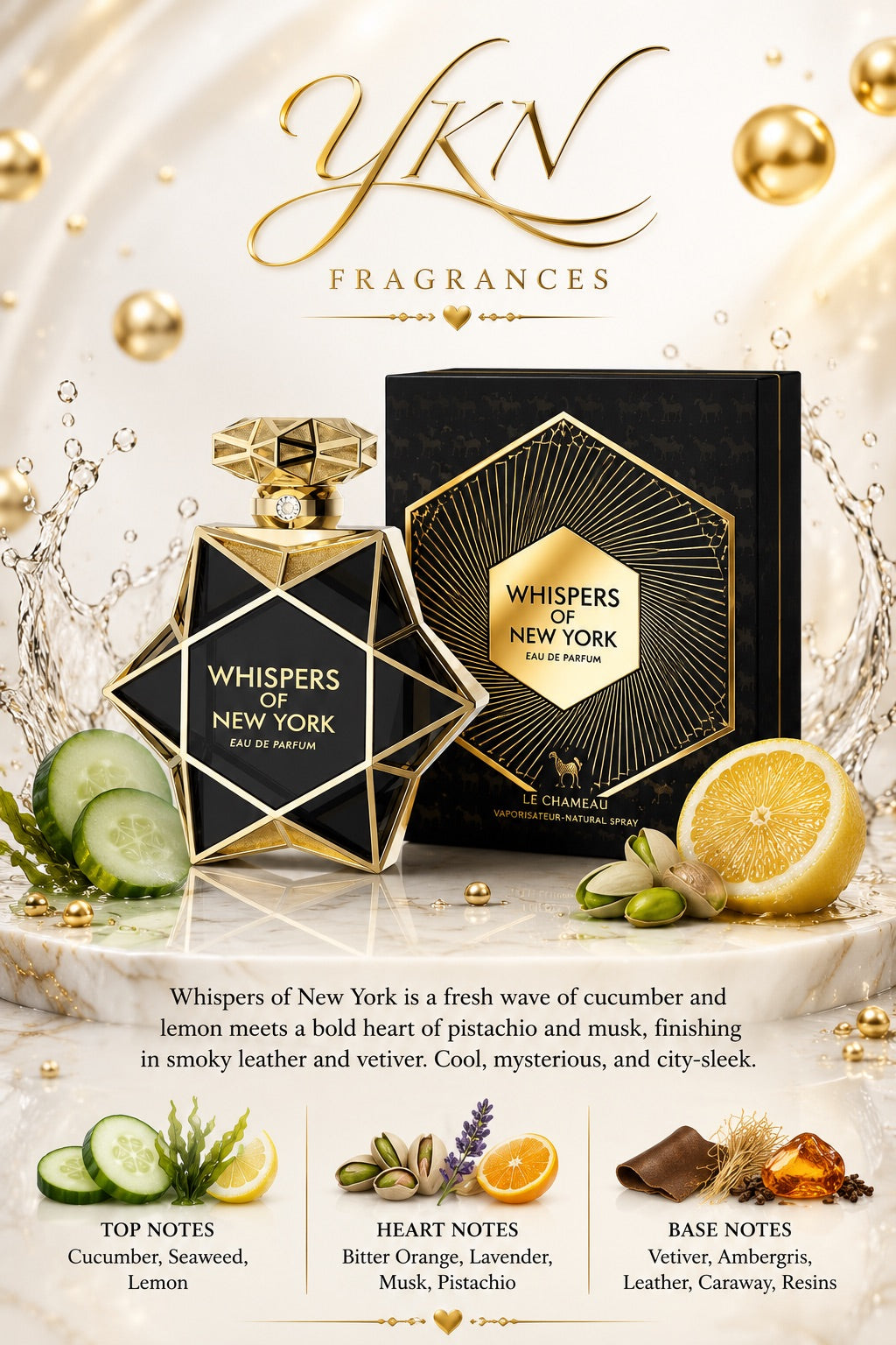 Whispers   of NEW YORK EDP by LE CHAMEAU
