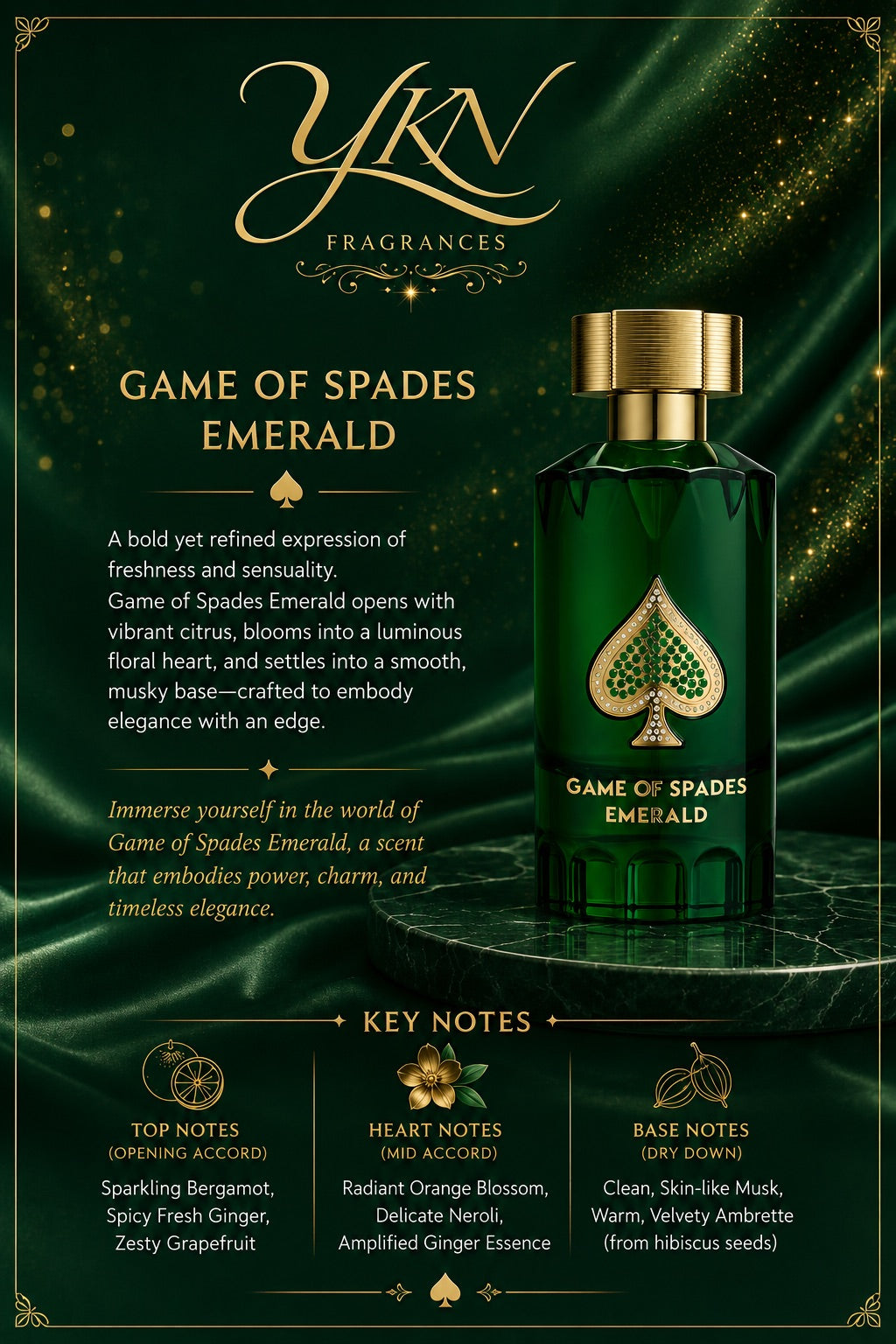 Game of spades emerald -100 ml by Jo Milano