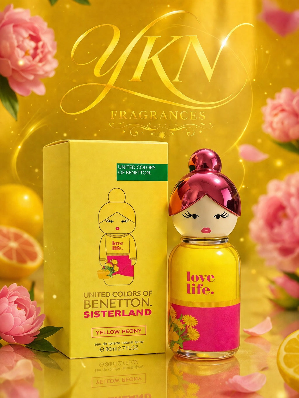 Sisterland , United colors of Benetton 80 ml. by Yellow Peony