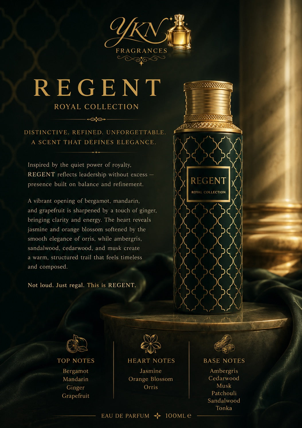 Regent Royal collection unixes -100 ml by Maison Asrar