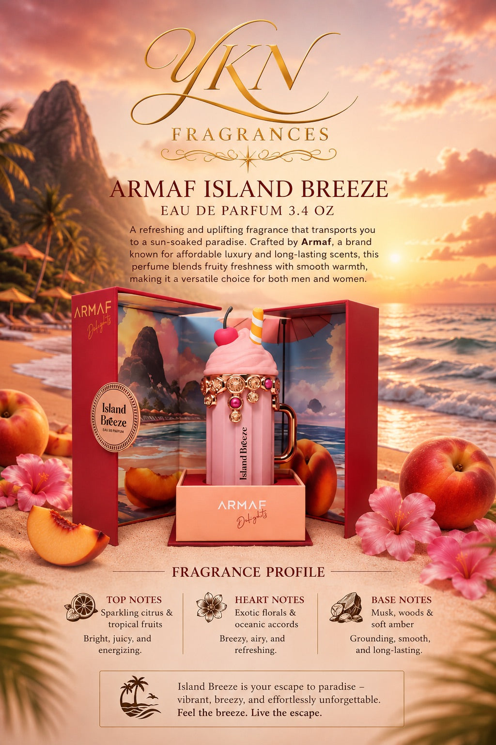 Island Breeze unixes EAU de parfum -100 ml by Armaf