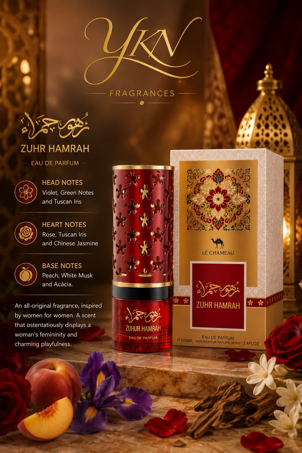Zuhur Hamrah EAU de parfum - 100 ml by LE' CHAMEAU