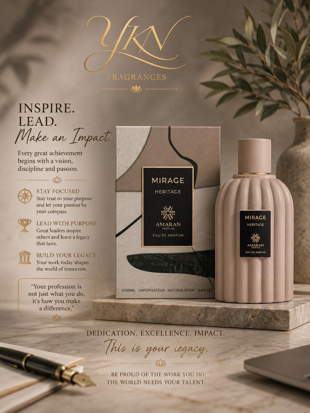 Mirage Heritage  EAU de parfum  -100 ml by Amaran