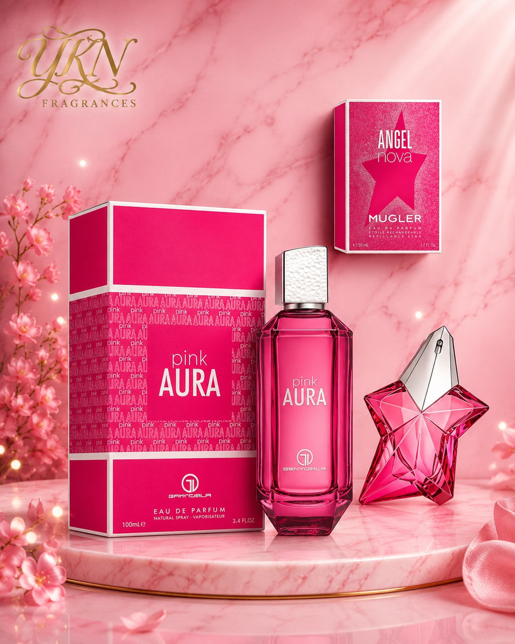 PINK AURA WOMEN EDP -100 ml by GRANDEUR