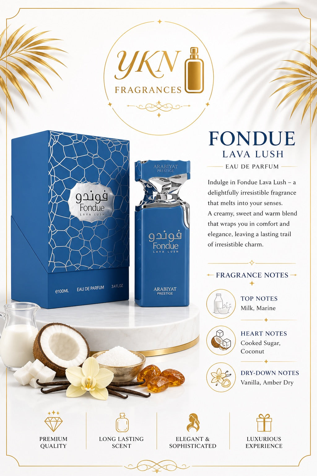 Fondue Lava Lush 100 ml 3.4 oz unisex by Arabiyat Prestige