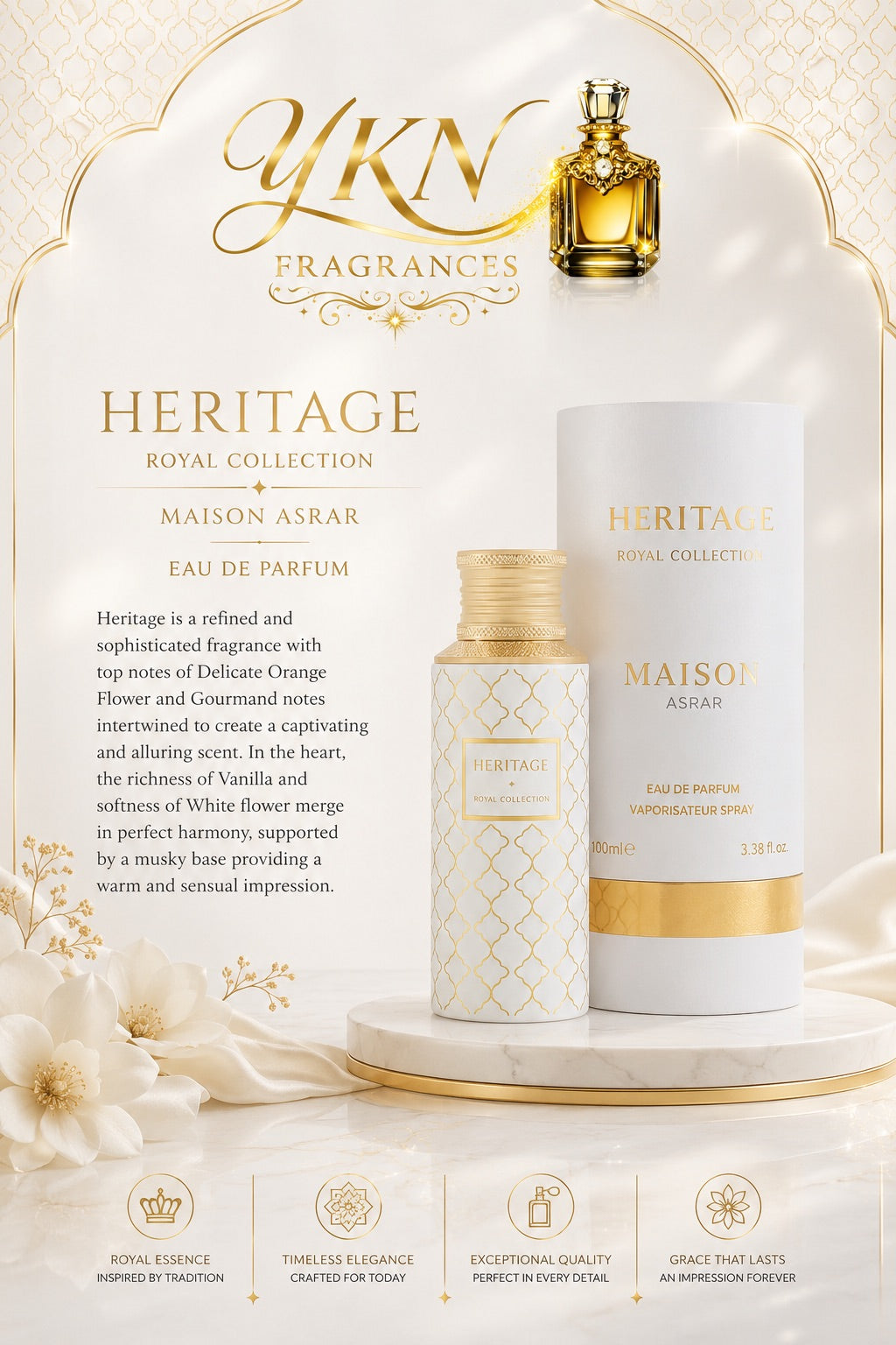 Heritage royal collection-100 ml by Maison asrar