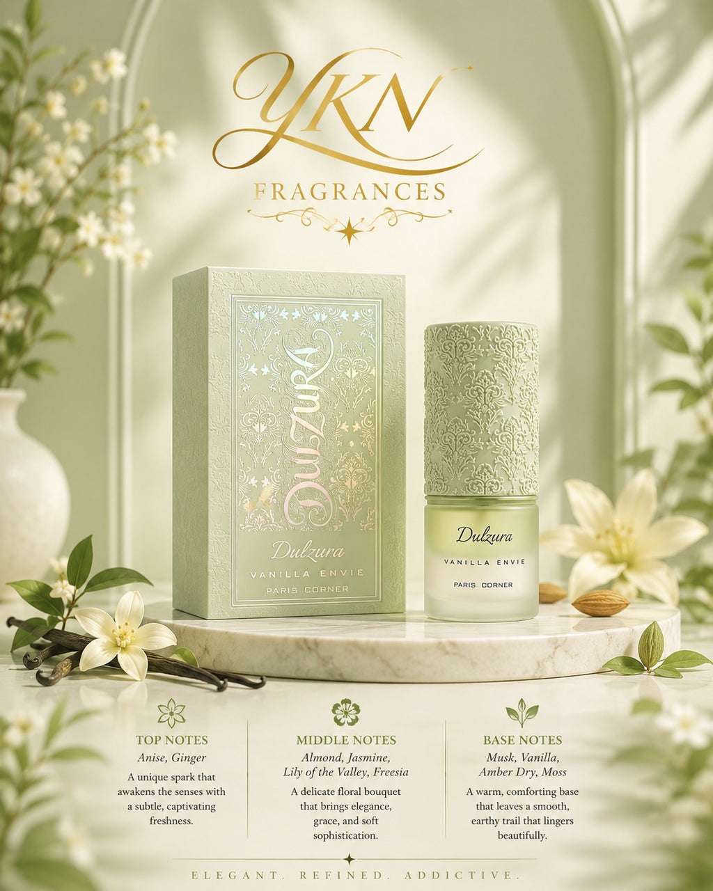 Dulzura  Vanilla Envie unixes  by Paris Corner