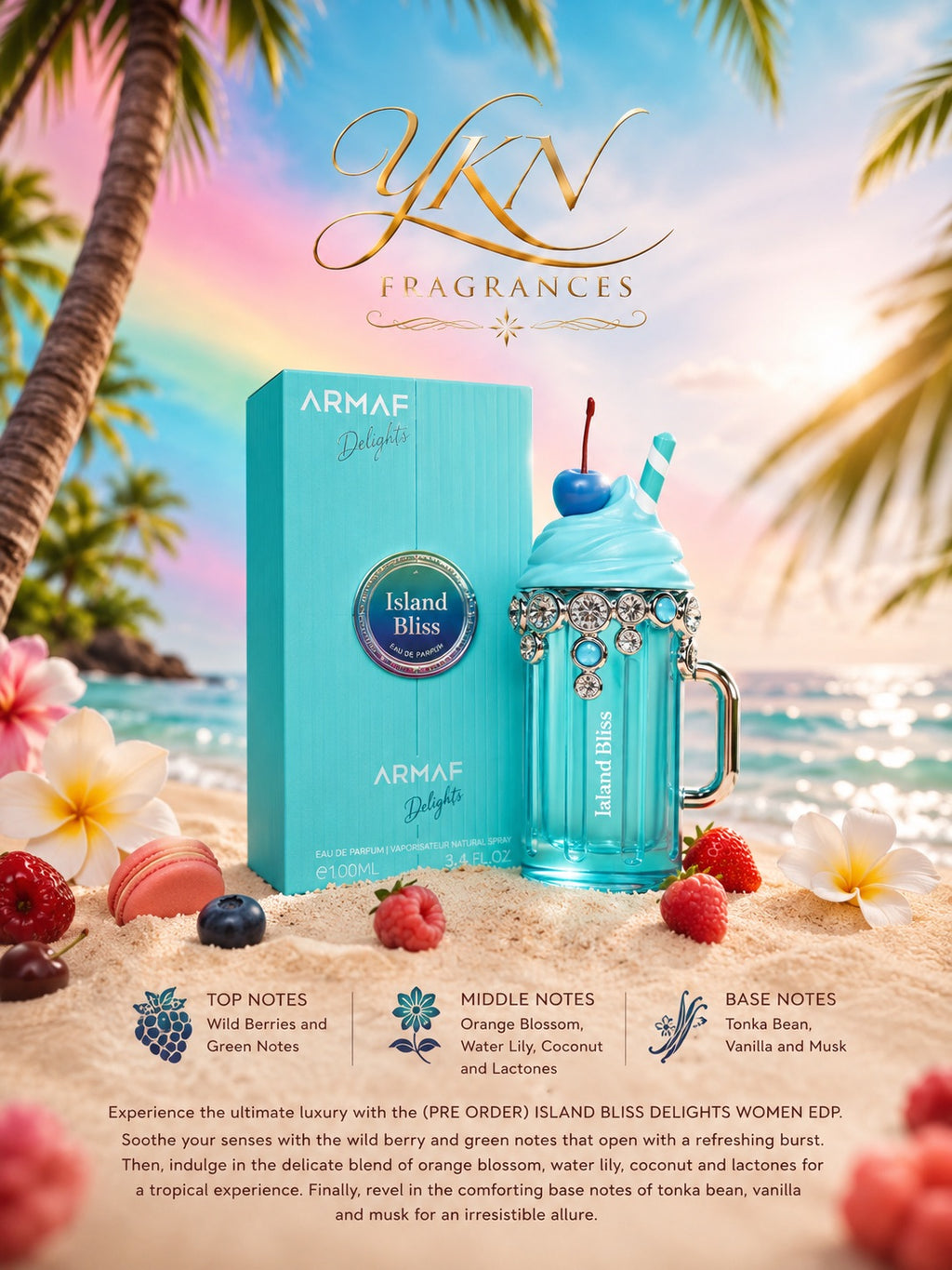 Island Bliss unixes EAU de parfum -100 ml by Armaf