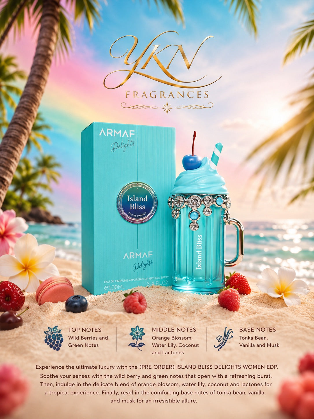 Island Bliss unixes EAU de parfum -100 ml by Armaf