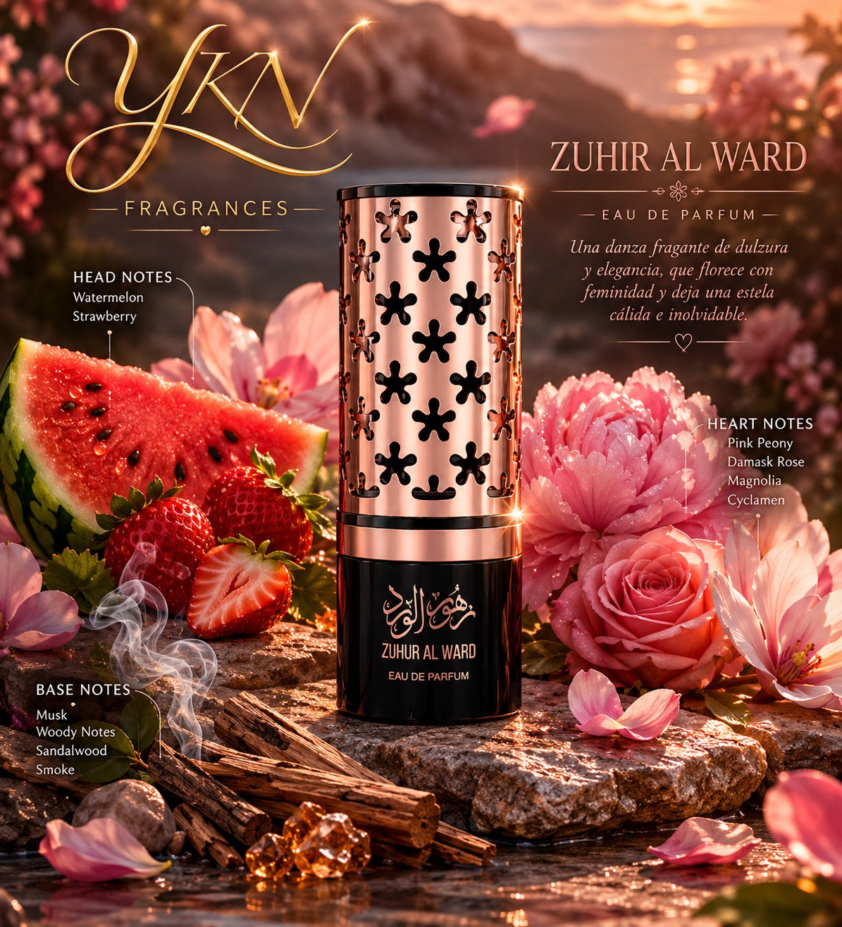 Zuhur Al WARD  EAU de parfum - 100 ml by LE' CHAMEAU