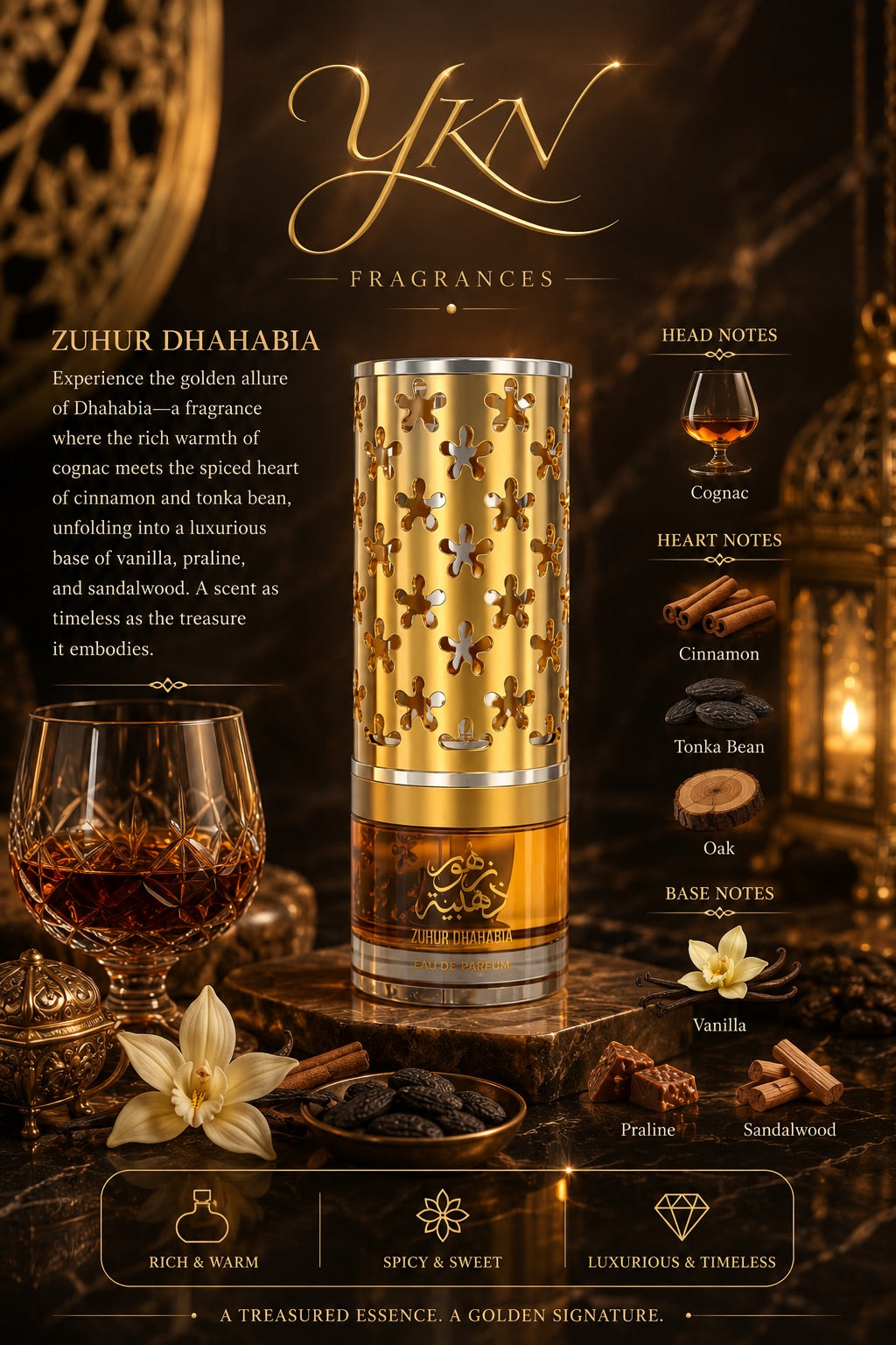 Zuhur DHAHABIA unixes  EAU de parfum - 100 ml by LE' CHAMEAU
