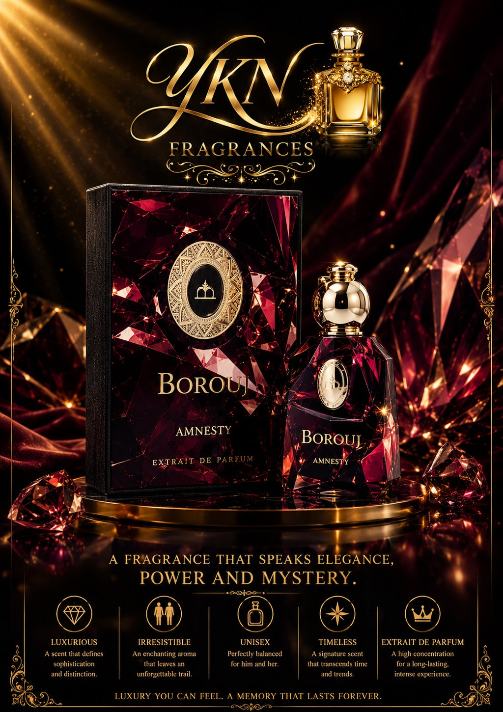 Borouj Amnesty unisex  extrait de parfum -85ml