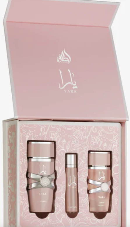Yara Lattafa (pink claro) 3 Set